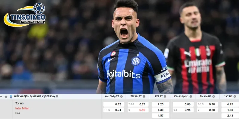 Chi tiết kèo Torino vs Inter